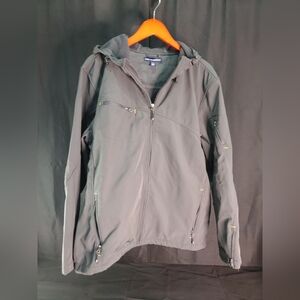Like New! Men's Port Authority  Large Gray Lightweight Jacket